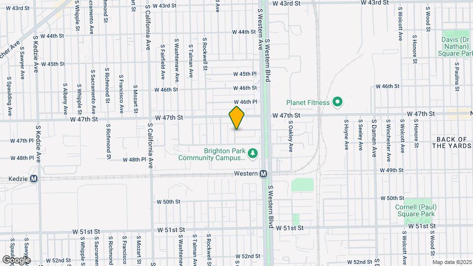 2457 W 47th Pl Map and Location Details