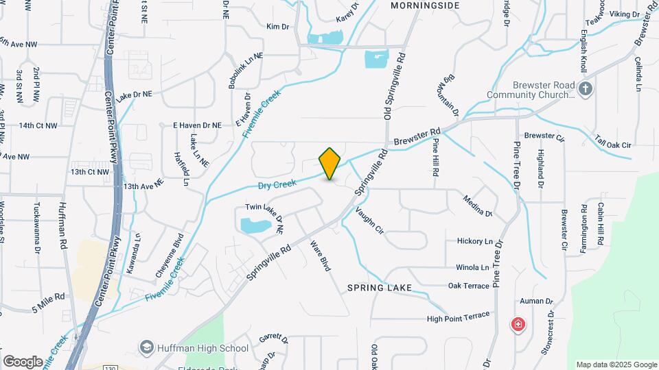 817 Springlake Cir NE Map and Location Details