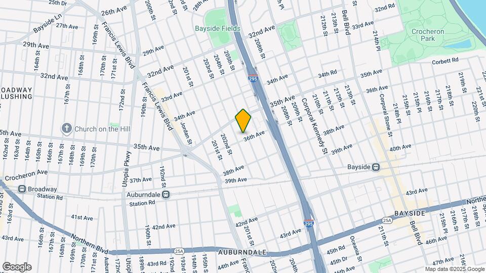 35-40 204th St Map and Location Details