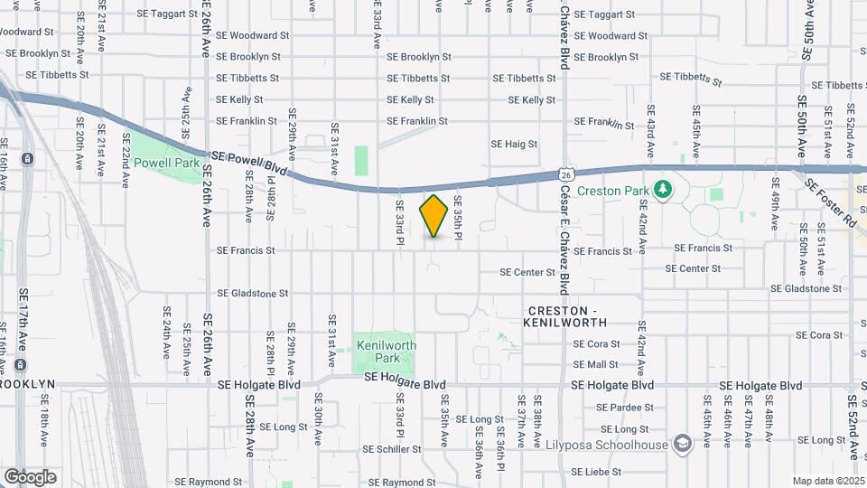 3437 SE Francis St, Unit 3437 Mapa y Detalles de la Ubicación