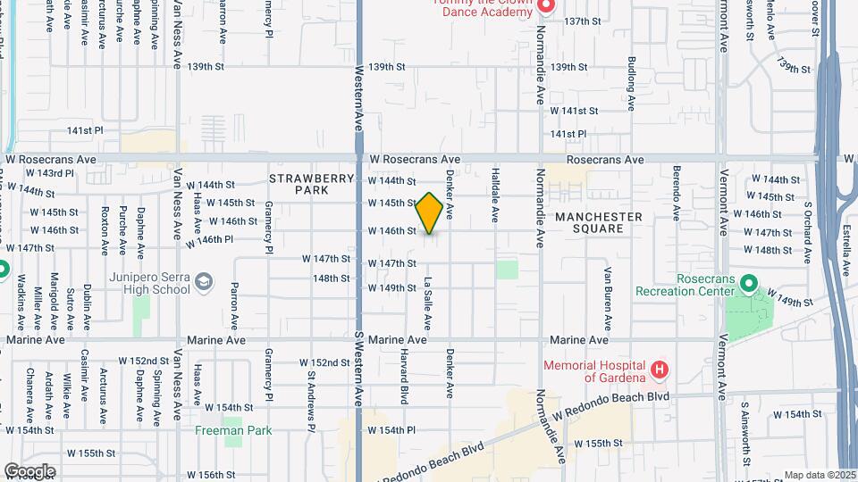 1630 W 146th St Map and Location Details