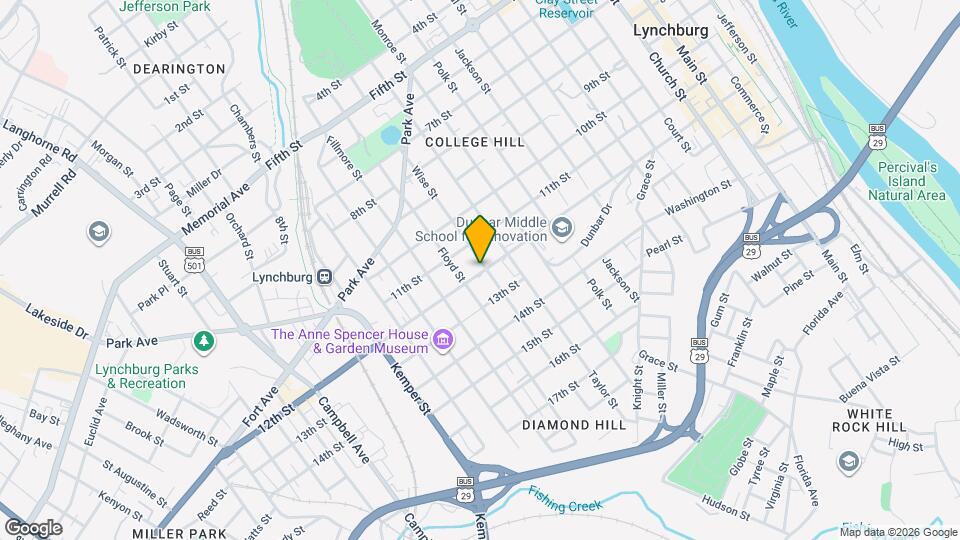 1125 Wise St Map and Location Details