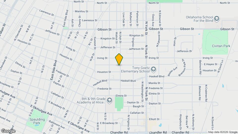 1619 Hayes St Map and Location Details