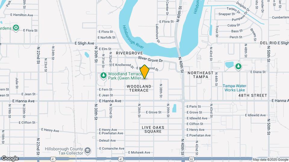 3607 E Lambright St Map and Location Details