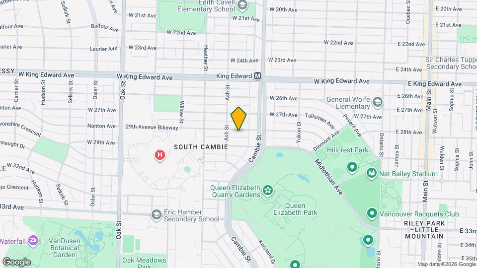 520 W 28th Ave Map and Location Details