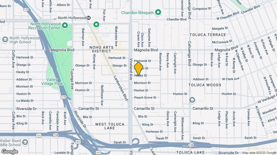 10934 Hesby St Map and Location Details