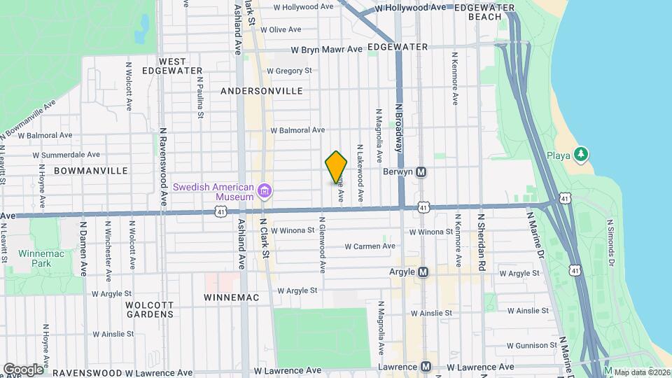 5230 N Wayne Ave Map and Location Details