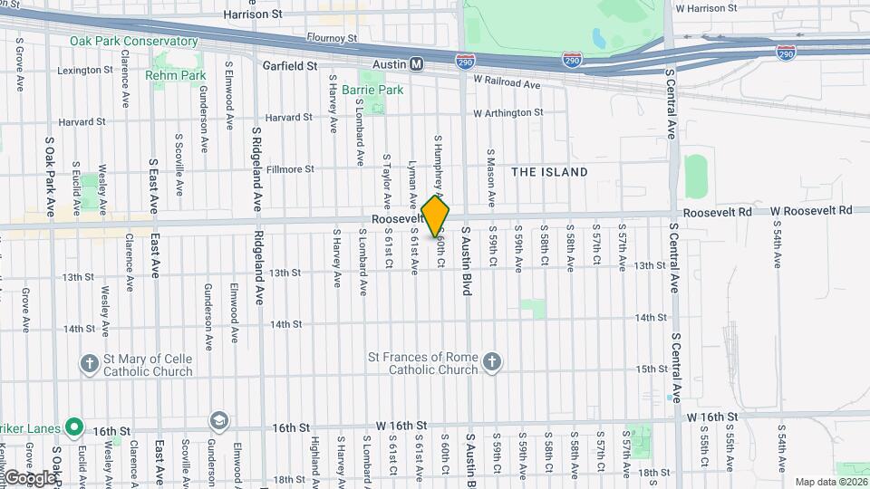 1226 S 60th Ct Map and Location Details