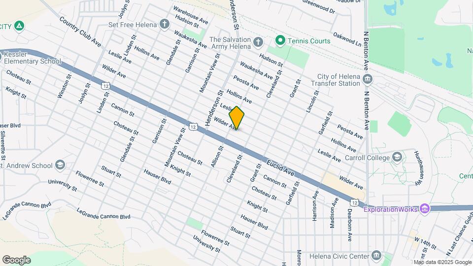1227 Wilder Ave Mapa y Detalles de la Ubicación