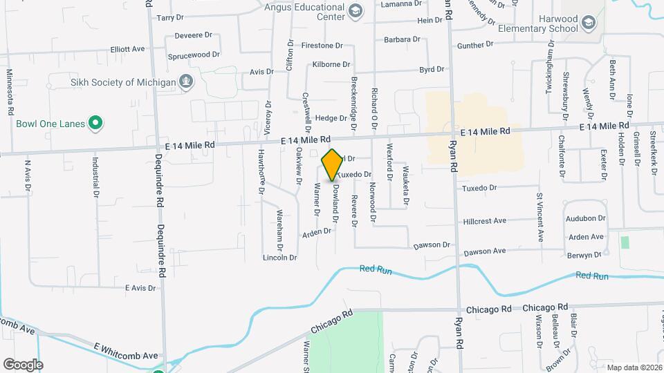 32627 Dowland Dr Map and Location Details