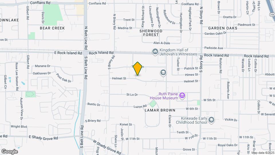 3001 Helmet St Map and Location Details