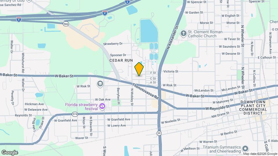 1712 W House St Map and Location Details