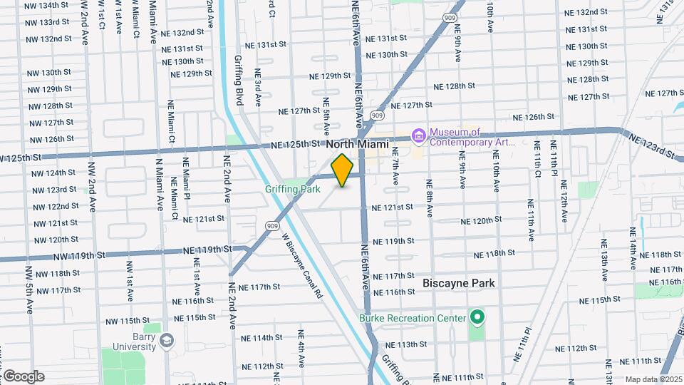 12133 NE 5th Ave Map and Location Details