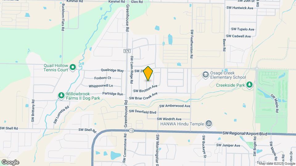 3103 SW Silverbark Rd Map and Location Details