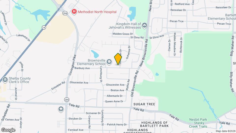 3697 Beckman Dr Map and Location Details