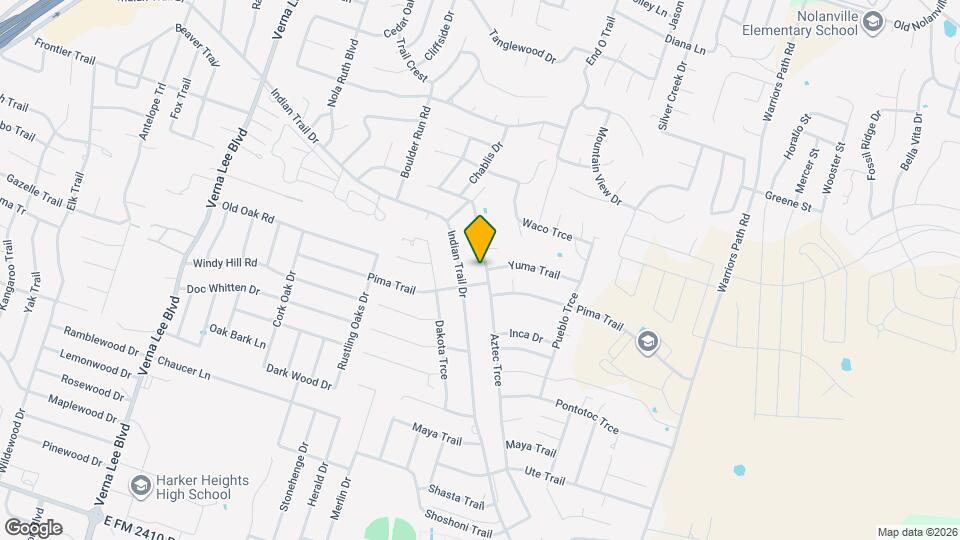 1518 Aztec Trce Map and Location Details