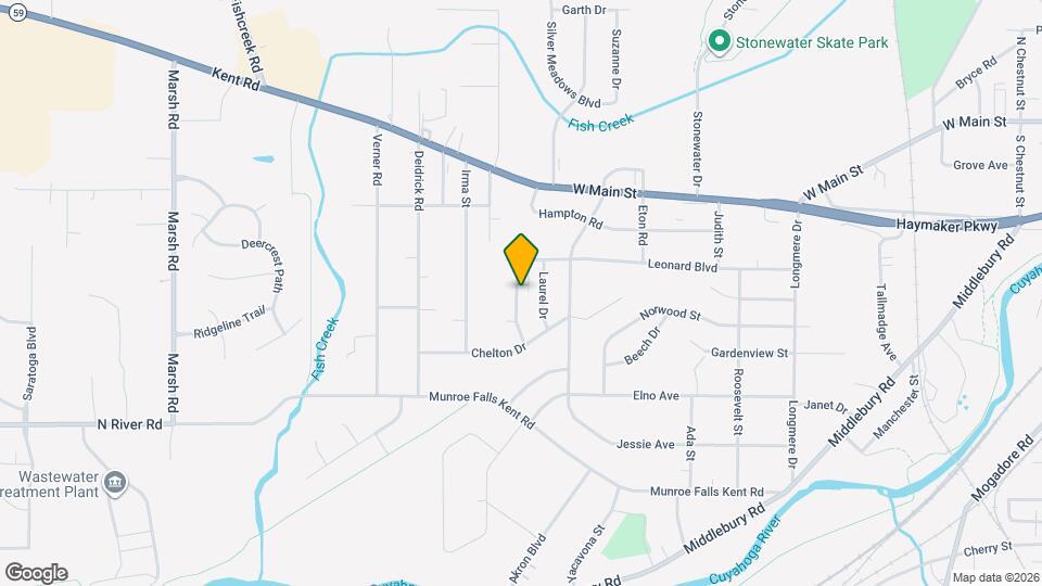 485 Brentwood Dr Map and Location Details