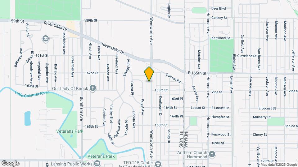 1376 Wentworth Ave Map and Location Details