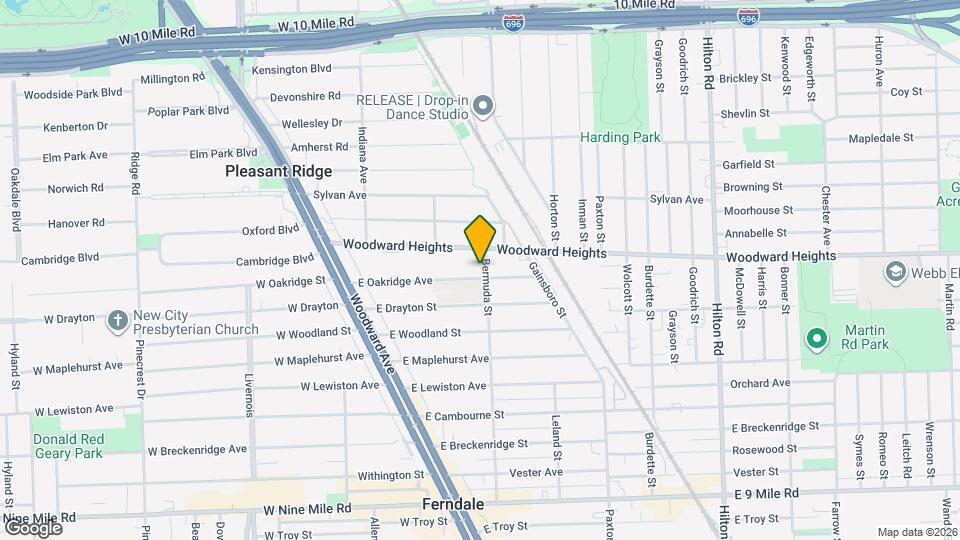 465 E Oakridge Ave Map and Location Details