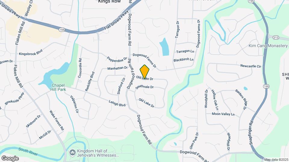 4317 Old Lake Dr Map and Location Details