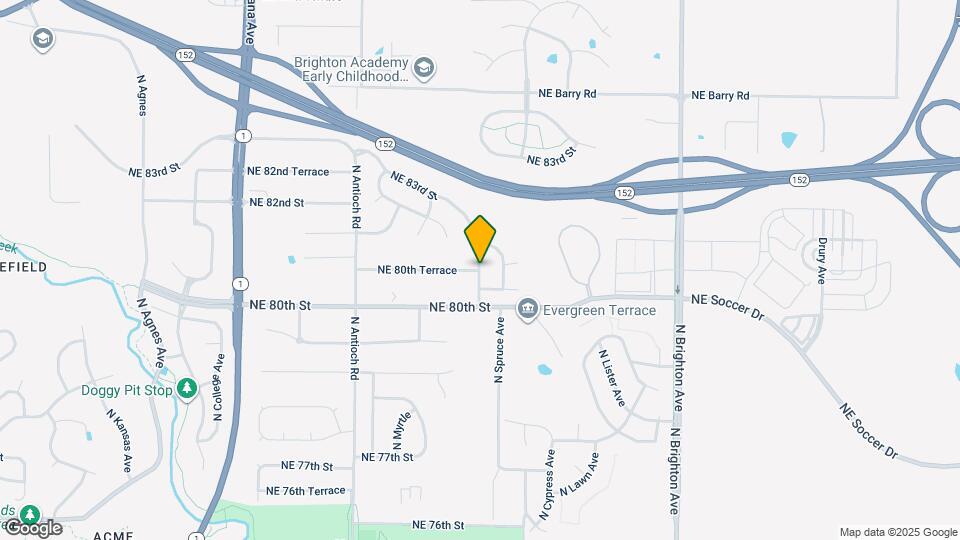 8306 N Spruce Ave Map and Location Details