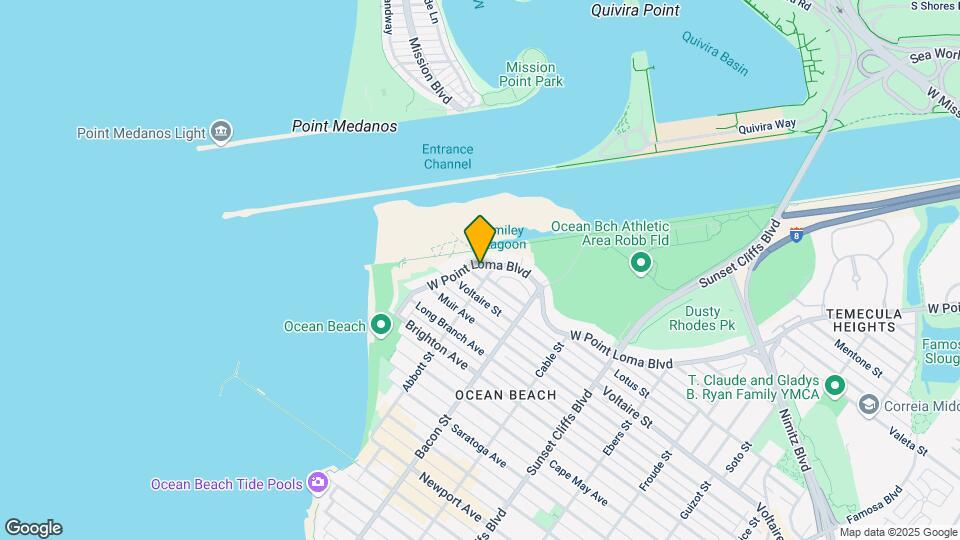 5105 W Point Loma Blvd Map and Location Details