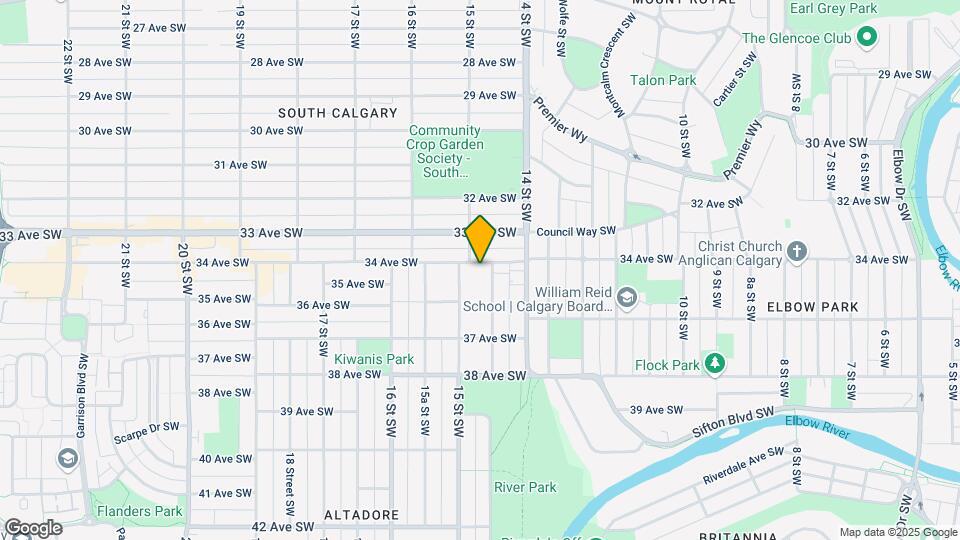1539 34 Av SW Map and Location Details