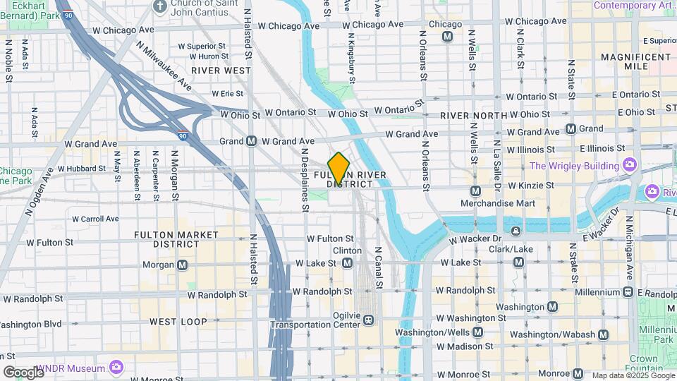 579 W Kinzie St Map and Location Details