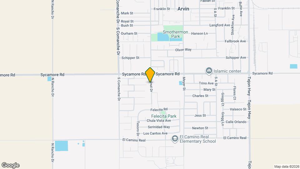 1837 Walnut Dr Map and Location Details