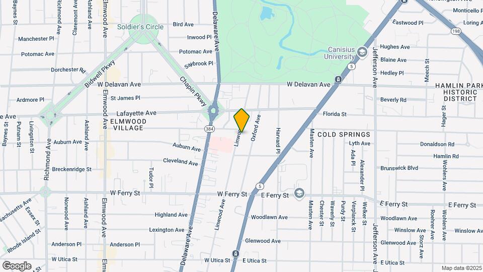 611 Linwood Ave Map and Location Details