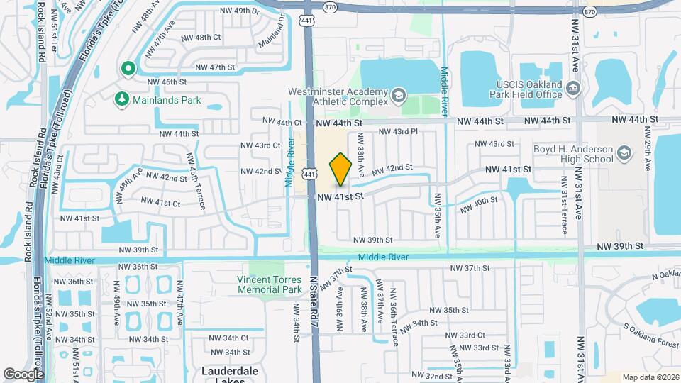 4100 NW 39th Ave Mapa y Detalles de la Ubicación