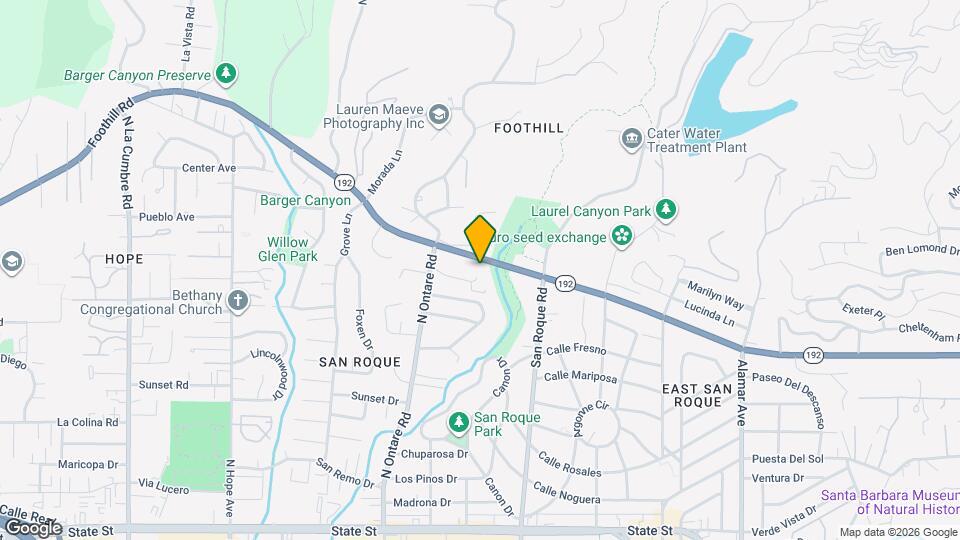 3491 Foothill Rd Map and Location Details