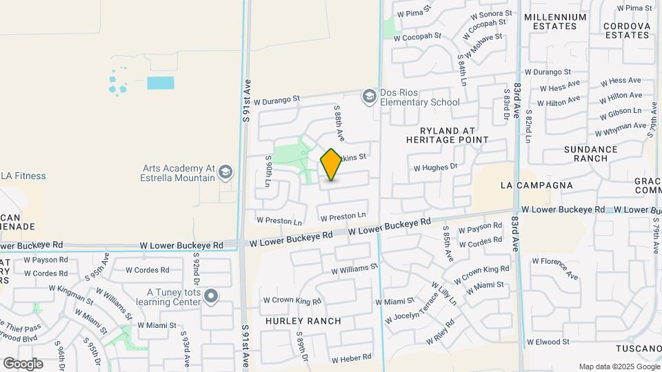 8814 W Magnolia St Map and Location Details