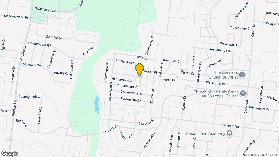 1518 Antebellum Dr Map and Location Details