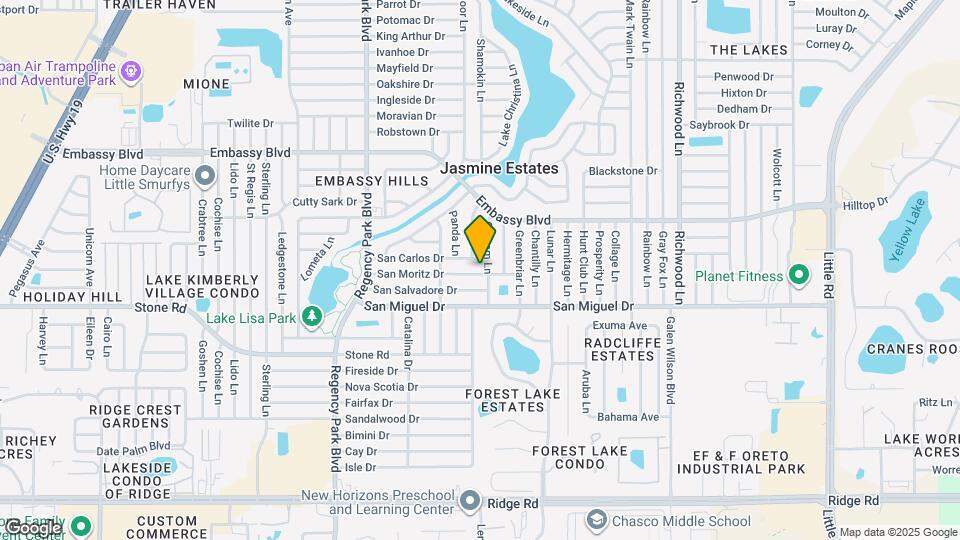 7501 San Moritz Dr Map and Location Details