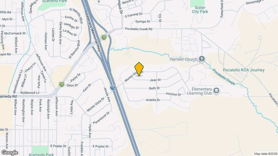 1650 Jean St Map and Location Details