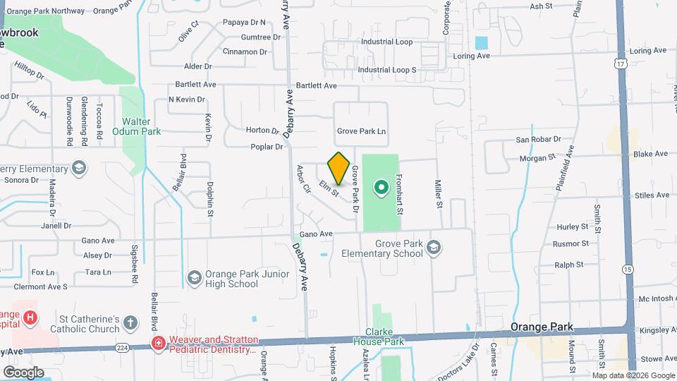 1151 Elm St Map and Location Details