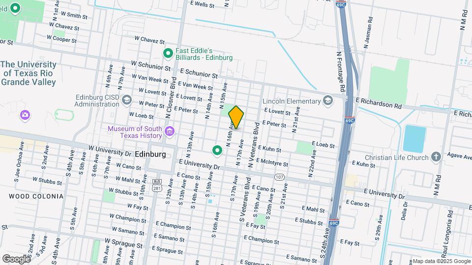 608 E Loeb St Map and Location Details