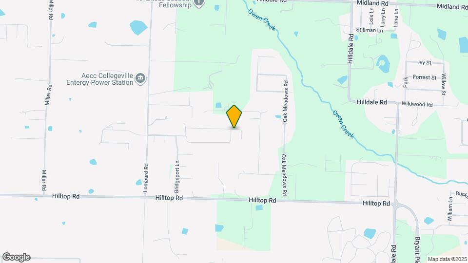 613 Creekside Cove Map and Location Details