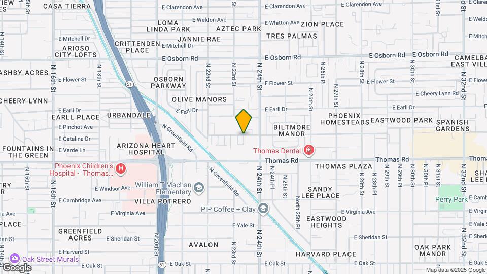 2315 E Pinchot Ave Map and Location Details