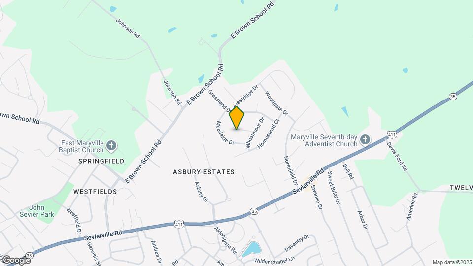 421 Amberland Ln Map and Location Details