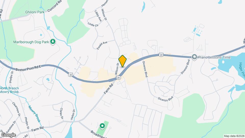 586 Boston Post Rd E Map and Location Details