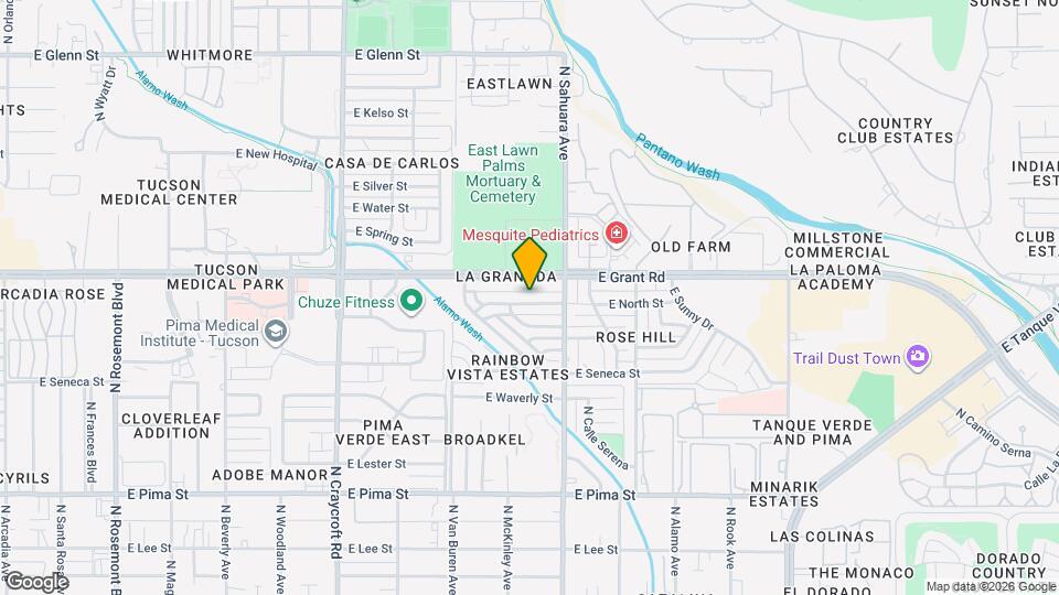 5821 E North St Mapa y Detalles de la Ubicación