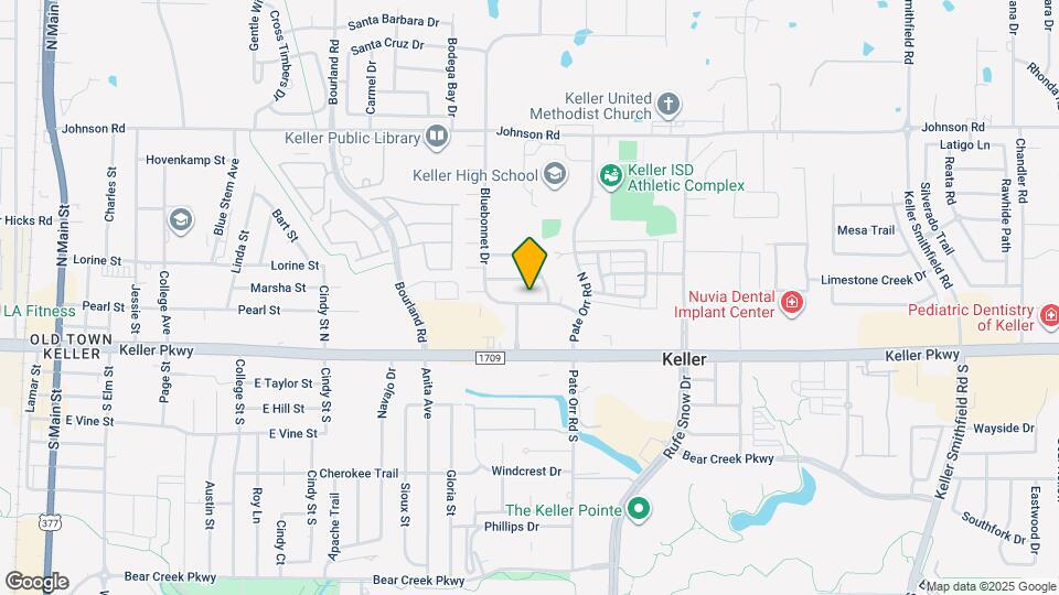 729 Bluebonnet Dr Map and Location Details