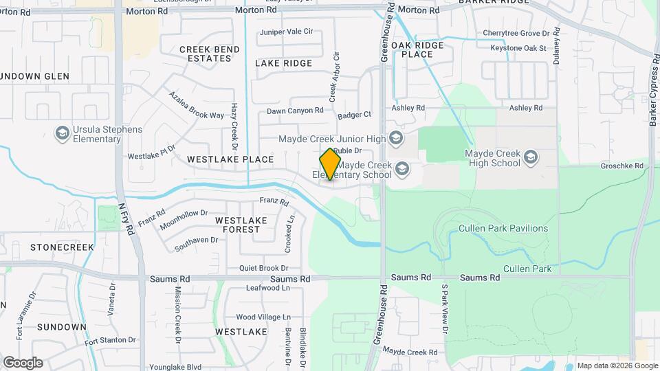 2603 Hollymist Dr Map and Location Details