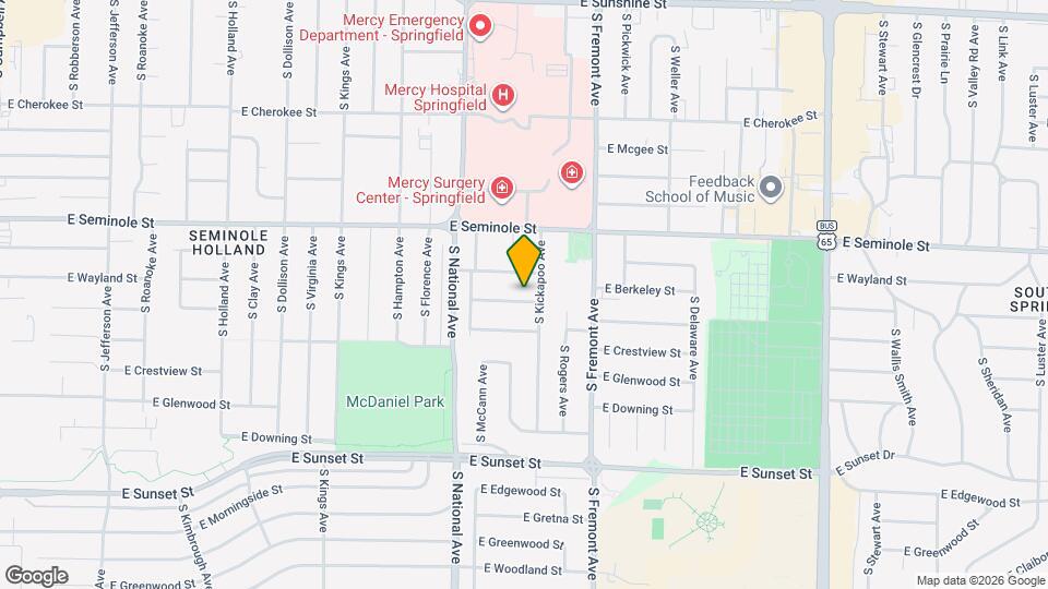 1259 E Berkeley St Map and Location Details