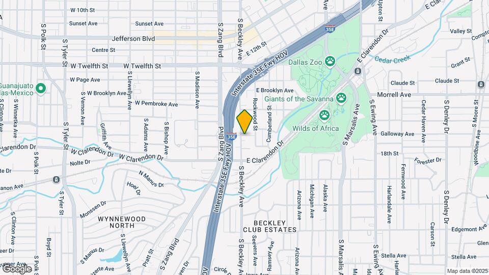 1002 S Beckley Ave Map and Location Details