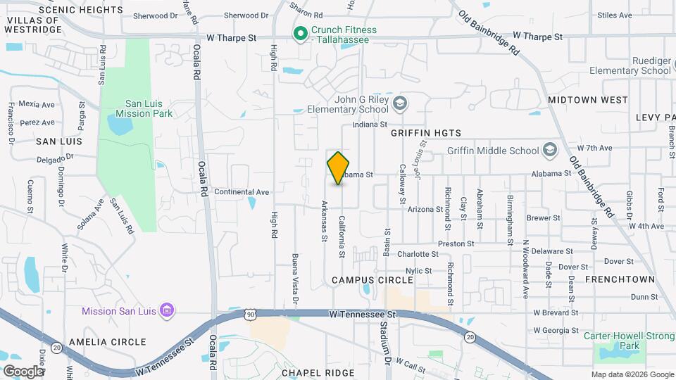 1322 California St Map and Location Details