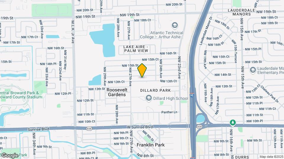 2561 NW 13th Ct Map and Location Details