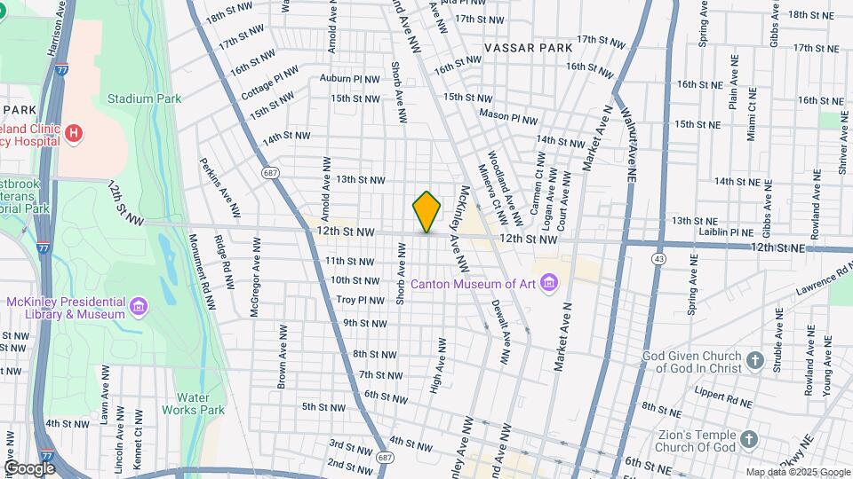 802 12th St NW Map and Location Details